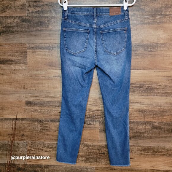 Madewell Jeans 28 Skinny Button Fly 10" High Rise Rosecliff H6319 Tummy Control - Picture 2 of 13